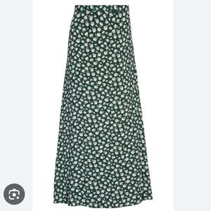 Reformation bea midi skirt in Chiana